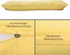 Jersey Kissenbezug 80x80 cm 100% Baumwolle Gelb Produktbild-Vorschau 3