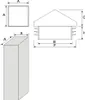 LogistSystem Zierstopfen 70x70 mm für Vierkantrohre - Produktbild-Vorschau 4