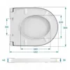 WC-Sitz für Geberit iCon & Keramag iCon 204000 204060 – Produktbild-Vorschau 7