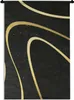 MuchoWow® Wandteppich Wandbehang Goldene Wellen auf Produktbild-Vorschau 1