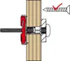 fischer Nylon-Kippdübel DuoTec 10, 2 Stück Produktbild-Vorschau 2