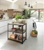 Avasco - A rack Home Table, ft 88 x 90 x 45 cm, 3 Ablagen, Produktbild-Vorschau 3