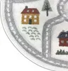 Kulatý hrací koberec s motivem ulice do dětského pokoje Náhled obrázku produktu 7