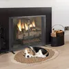 Pantalla para chimenea de 1 panel con puerta, fabricada en Vista previa de la imagen del producto 8