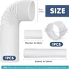 Abluftschlauch Klimagerät mit Adapter, Schlauch Klimaanlage Produktbild-Vorschau 2