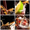 Wanduhr - Rund - Glasuhr - Trinken saft cocktail nachtisch Produktbild-Vorschau 8