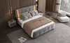16-farbige LED-Bett, Doppelbett mit Steppmuster, Produktbild-Vorschau 14
