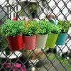 10er Set Blumentöpfe Balkontopf Pflanztopf Übertopf bunt Produktbild-Vorschau 8