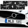 2x Original ALTI GIRI Premium Kennzeichenhalter SILBER + Hochglanz Rahmen Stripe – Produktansicht 7 Productafbeelding-voorbeeld