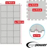 Sportovní podložka na puzzle černá 18 podložek s okrajem Náhled obrázku produktu 9