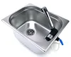 Spülbecken 325x265x150 + Wasserhahn + Ablauf Camping Spüle Produktbild-Vorschau 3