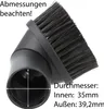 Möbelbürste Möbelpinsel für Staubsauger mit Rundanschluss Produktbild-Vorschau 5