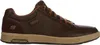 A side view of a brown Skechers sneaker. Voir les images du produit