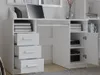 BDW, Schreibtisch mit 3 Schubladen, 120×75×60 cm, 1 Produktbild-Vorschau 5