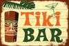 vianmo Holzschild 12x18 cm TIKI Bar Cocktail Produktbild-Vorschau 1