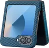 A blue carbon fiber patterned case for a foldable smartphone is shown. Anteprima dell’immagine prodotto