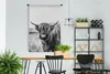 MuchoWow® Wandteppich Wandbehang Wiederkäuender Produktbild-Vorschau 2