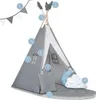 Nukido NK-406 Dětské teepee - šedé Náhľad obrázku produktu 4