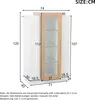 Merax LED-Vitrine mit Acrylfront und Glasablagen, Produktbild-Vorschau 5