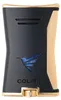 Colibri Feuerzeug Slim Schwarz/Gold, unbefüllt Produktbild-Vorschau 1