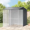 vidaXL Ptačí klec antracitová 215 x 310 x 247 cm Náhled obrázku produktu 2