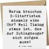 Mr. & Mrs. Panda Glückwunschkarte Spruch E-Gitarre Timing - Produktbild-Vorschau 1