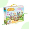 Malplay, stavební kostky s motivem květin, kostky Náhled obrázku produktu 2