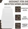 JustValue Möbelerhöher – 4er-Set – 8 cm Erhöhung – Max. 600 Produktbild-Vorschau 8