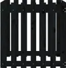 The Living Store Pflanzkübel Lattenzaun-Design Schwarz Produktbild-Vorschau 5