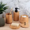 Runder bambusbecher - bambus - Tendance Produktbild-Vorschau 2