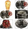 Steampunk-stijl wandlamp "Robinet" met pijpdetail, E27 Productafbeelding-voorbeeld 6