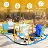 COSTWAY 3 Sitzer Schaukelwippe, Gartenwippe bis 100 kg Produktbild-Vorschau 3