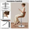 Yaheetech 2er Set Barhocker aus Kunstleder, Produktbild-Vorschau 4