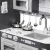 Cucina in legno XXL con illuminazione LED, grembiule e Anteprima dell’immagine prodotto 17