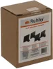 A cardboard box containing Ruhhy self-adhesive hangers. Anteprima dell’immagine prodotto