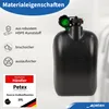 PETEX 20 Liter Reserve-Kraftstoff Kanister, schwarz Produktbild-Vorschau 2