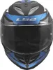 LS2 FF818 STORM III KOMAI Integralhelm L in blau/schwarz Produktbild-Vorschau 3