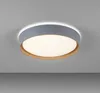 Selltec LED Deckenleuchte MILIA rund Holzoptik, dimmbar per Produktbild-Vorschau 4