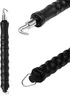 Three views of a black wire twisting tool with a silver hook and a silver loop. Produktbild-Vorschau