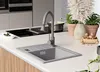 PRIMAGRAN Granitspüle Grau 55x44cm, Spülbecken 1 Becken + Produktbild-Vorschau 7
