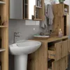 Armoire suspendue pour salle de bain VAMI Artisan Chêne, Voir les images du produit 14