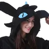 Pyjama Onesie Kigurumi Verkleidung Zahnlos Blau XXL: 185 - Produktbild-Vorschau 4