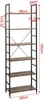 EUGAD Standregal Multifunktionale Regal, 60x28x180cm, Produktbild-Vorschau 7