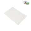 A single white filter or dust bag is shown at an angle against a white background, with a logo in the top right corner. Náhled obrázku produktu