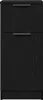 vidaXL Sideboard Schwarz Eichen-Optik 30 x 30 x 70 cm Produktbild-Vorschau 5