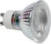 A close-up studio shot of an LED light bulb. Voir les images du produit