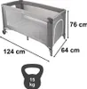 Składane łóżeczko turystyczne z materacem maks. 15 kg Podgląd zdjęcia produktu 4