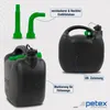 PETEX Reserve-Kraftstoff Kanister, schwarz, 2x 10 Liter = Produktbild-Vorschau 3