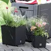 donica RATO LOW 40x40x41cm Antracyt rattan+wkład Podgląd zdjęcia produktu 39