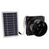 10W 12V solar powered exhaust fan for round tube ABS solar Anteprima dell’immagine prodotto 1